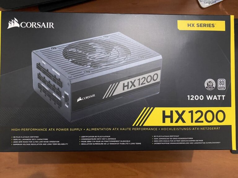 CORSAIR HX SERIES HX1200 1200W 80 PLUS PLATINUM – Review